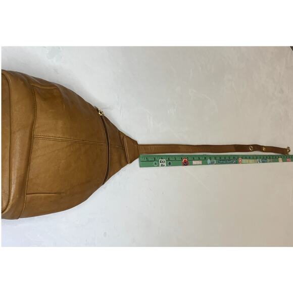 Tignanello Tan Leather Sling Bag - Picture 12 of 15